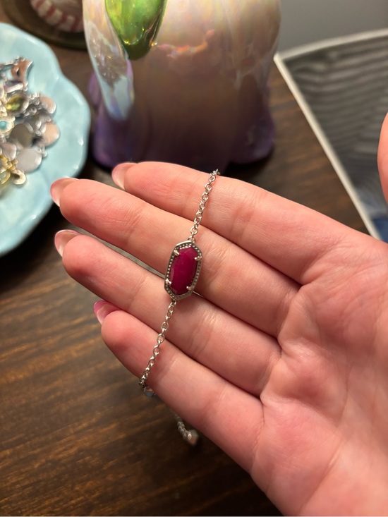 Kendra Scott Jewelry - Kendra Scott Silver Bracelet with Gemstone- Women's Jewelry